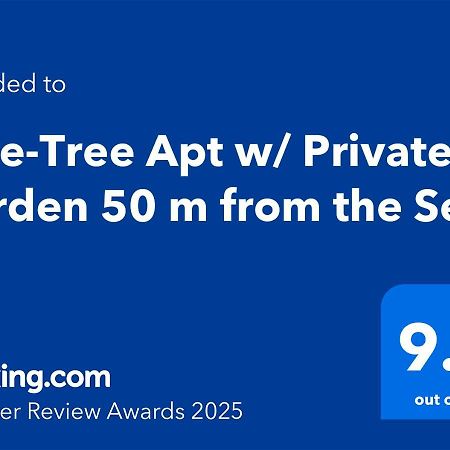 Pine-Tree Apt W/ Private Garden 50 M From The Sea Golem  Εξωτερικό φωτογραφία